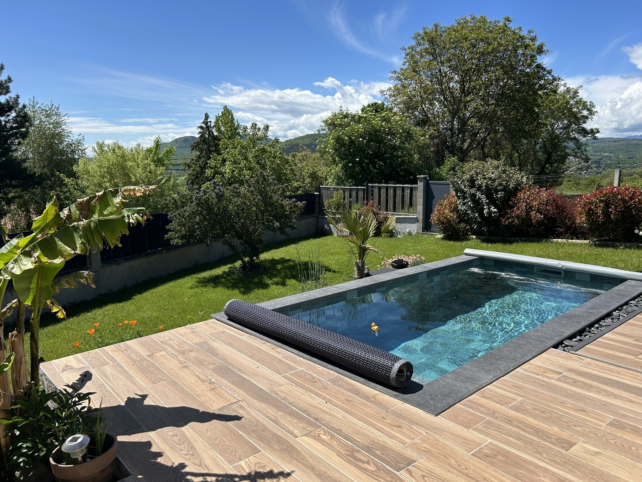 Piscine creusée à coque